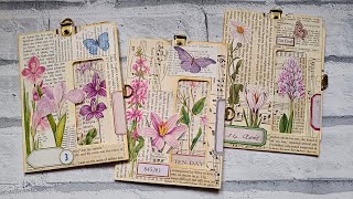 Multi Pocket Envelope Flips  Junk Journal Ephemera [upl. by Hoxie755]