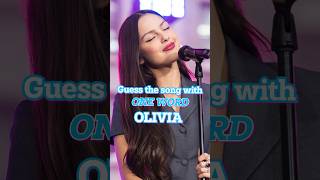 Olivia Rodrigo OneWord Song Guessing Challenge [upl. by Sayres822]