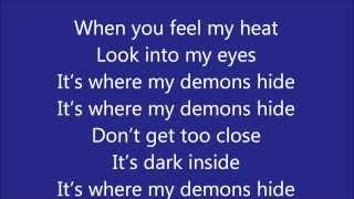 Demons  Imagine Dragons Lyrics High Quality [upl. by Ametaf]