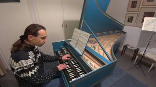 W F Bach Polonaise No 2 in c minor John Moraitis harpsichord [upl. by Matthieu101]