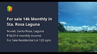 For sale 14k Monthly in Sta Rosa Laguna [upl. by Ortrud]