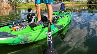 ULTRA Affordable Pedal Drive Kayak Feelfree Moken 10 PDL Fishing Kayak [upl. by Ssecnirp598]