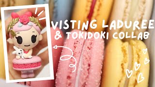 Visiting Laduree amp Unboxing Laduree x Tokidoki Blind Box Collaboration Tea amp Desserts [upl. by Jim]