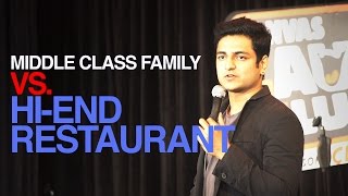 MIDDLE CLASS RESTAURANT PROBLEMS  STAND UP COMEDY Kenny Sebastian [upl. by Wohlert557]