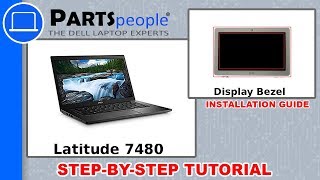 Dell Latitude 7480 P73G001 Display Bezel HowTo Video Tutorial [upl. by Eizzik]