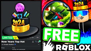 FREE UGC LIMITED HOW TO GET New Years Top Hat ROBLOX Flag Wars EVENT [upl. by Trinidad]