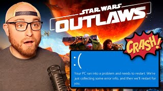 Star Wars Outlaws Funny PC Crash Compilation [upl. by Walton]