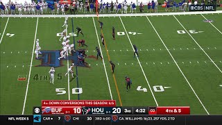 Keon Coleman 49yard TD Rookie evades Texans tacklers on long score [upl. by Hnad]