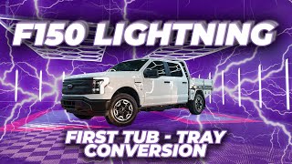 Ford F150 Lightning  First Tub to Tray Conversion in Australia COMPLETED [upl. by Mcclees]