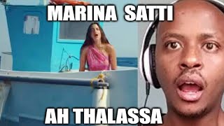 Marina Satti REACTION  Ah THALASSA Official Music Video [upl. by Schaab736]