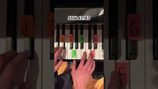 Star Wars Song Piano Tutorial Redo shorts [upl. by Aiz782]