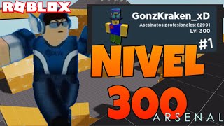 Llegando A NIVEL 300 En ARSENAL 🌌🔥  ARSENAL KILLS MONTAGE ROBLOX [upl. by Brianna]