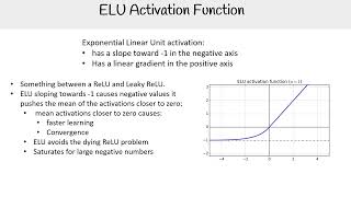 ELU Activation Function  AWS AI Practitioner AIFC01 [upl. by Cacka]