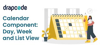 Calendar Component  Day Week amp List View [upl. by Eened]