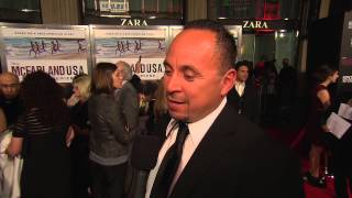 McFarland USA World Premiere Real Life Johnny Samaniego [upl. by Rosalee465]