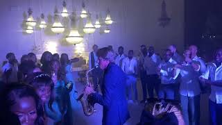 Sax amp DJ Thinking of you by Dimitri From Paris Live wedding in solardalevada Portugal [upl. by Litt380]