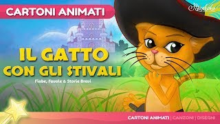 Il gatto con gli stivali storie per bambini  Cartoni Animati  Fiabe e Favole per Bambini [upl. by Millard927]