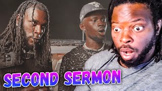 Black Sherif  Second Sermon Remix Official Video feat Burna Boy  REACTION [upl. by Eatnohs173]