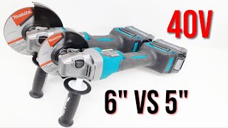 Makita 40v 6quot Grinder Review  Is it any different from the 5quot Grinders [upl. by Nnaylime965]