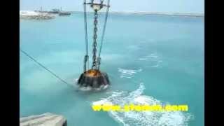 STEMM Electrohydraulic Amphibius Orange Peel Motor Grab for Marine Dredgings [upl. by Araht]