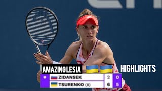 Zidansek Tamara vs Tsurenko Lesia  R1 Midland 2024 WTA Highlights [upl. by Enyale58]