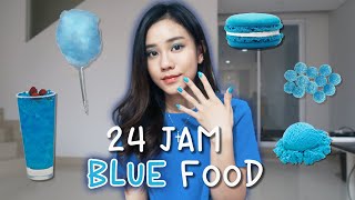 24 JAM MAKAN YANG WARNA BIRU DOANG [upl. by Susan]