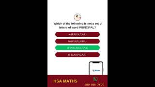 SETS  HSA MATHS Milestone McQ Series McQ 1 🎯🎯🎯 [upl. by Dagnah]