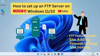 How to Setup FTP Server on Windows 1110  Setup FTP Server on windows [upl. by Ahgiel239]