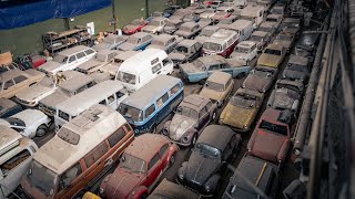 INSANE 175 CLASSIC CARS BARN FIND COLLECTION in London [upl. by Mildred]