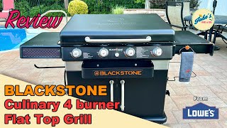 Blackstone Culinary 36in Griddle  REVIEW  from Lowes [upl. by Peder590]