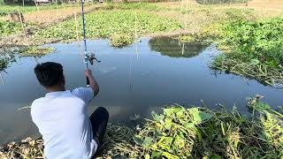 Village fishing video winter morning [upl. by Entruoc20]