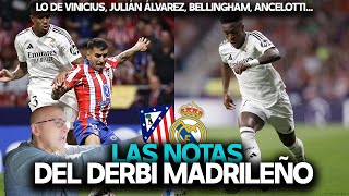 VINICIUS COURTOIS CORREA JULIAN ÁLVAREZ BELLINGHAM NOTAS ATLÉTICO DE MADRID 11 REAL MADRID [upl. by Hnamik]