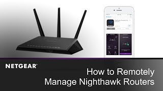 How to Remotely Manage Your Router Using the Nighthawk App  NETGEAR [upl. by Kersten]