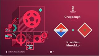 Weltpokal 2024  Gruppe A  Kroatien  Marokko [upl. by Wolfe]