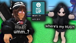 MIC UP VOICE CHAT in ROBLOX is HILARIOUS WEIRDEST PEOPLE EVER [upl. by Sarette]