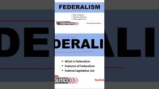 Federalism in Pakistan youtubeshorts youtubeshort currentaffairs [upl. by Gnehc]