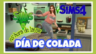 Los Sims 4 Día de Colada  Tutorial Como hacer la colada [upl. by Anauqaj870]