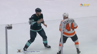 Nicolas Deslauriers vs Jamie Oleksiak Feb 16 2023 [upl. by Danyluk]