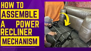 How to Assemble a Power Recliner Mechanism [upl. by Rombert]