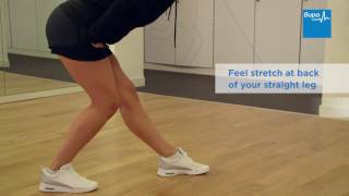 How to do a hamstring stretch  Bupa Health [upl. by Shirley989]