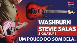 Washburn Stevie Salas Signature  Ponte Takeuchi Washburn 600s Seymour Duncan e Bill Lawrence [upl. by Giles]