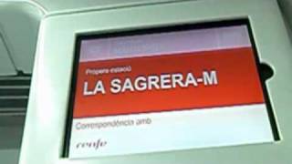 PoLeTe124  Rodalies de Catalunya  Megafonia La SagreraMeridiana [upl. by Oilime821]