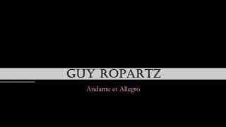 Ropartz Andante et Allegro  piano accompaniment [upl. by Ailelc114]