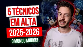 5 CURSOS TÉCNICOS em ALTA para 2025 Salário Alto [upl. by Reivaxe]