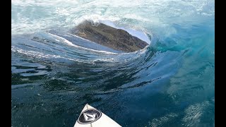 CRAZY PADDLE WAVES AT SHIPSTERNS BLUFF POV RAW GOPRO [upl. by Jotham228]