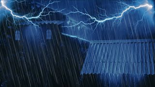 Peaceful Rainfall amp Thunder Sounds for Insomnia  Deep Sleep Tonight Naturally [upl. by Lusa]