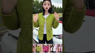 New autumn and winter styles fashionable Chinese style plush and thickened cotton jacket Chine [upl. by Nylitak463]