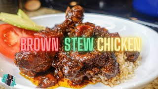 🧆How to make the best vegan brown stew chicken Jamaican style🇯🇲 [upl. by Donohue]