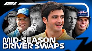 Nine Times F1 Drivers Have Swapped Halfway Through The Season [upl. by Euridice]