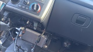 Heater core removal Chevy Cobalt without removing the dash [upl. by Eelhsa]